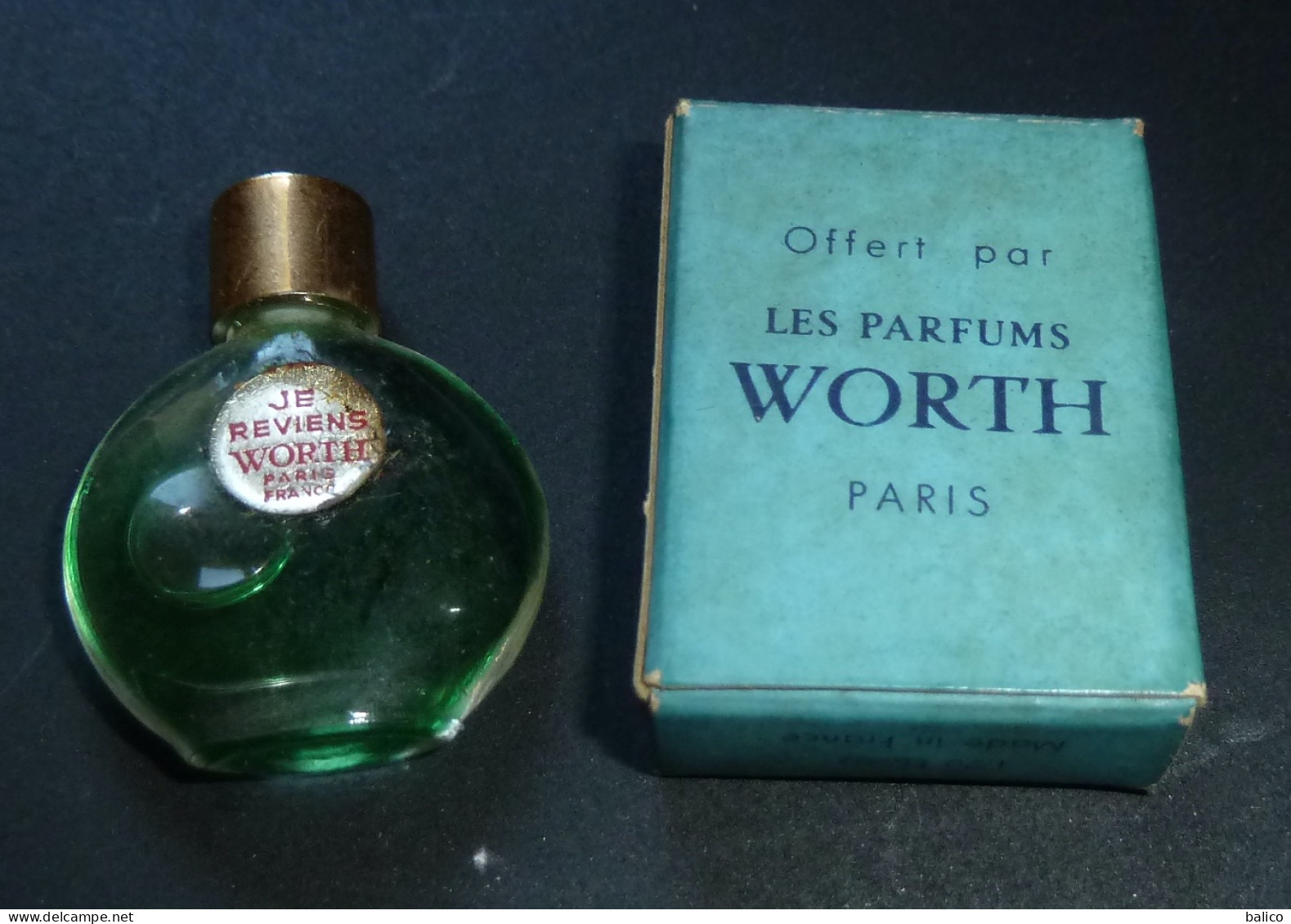 Je Reviens   Worth  1/20 FL - Miniatures (avec Boite)