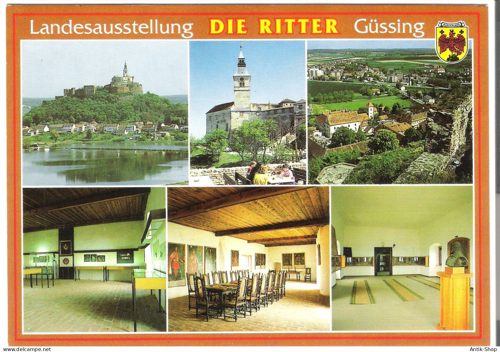 Landesausstellung - DIE RITTER - Güssing - 6 Ansichten  - Von 1990 (6324) - Güssing