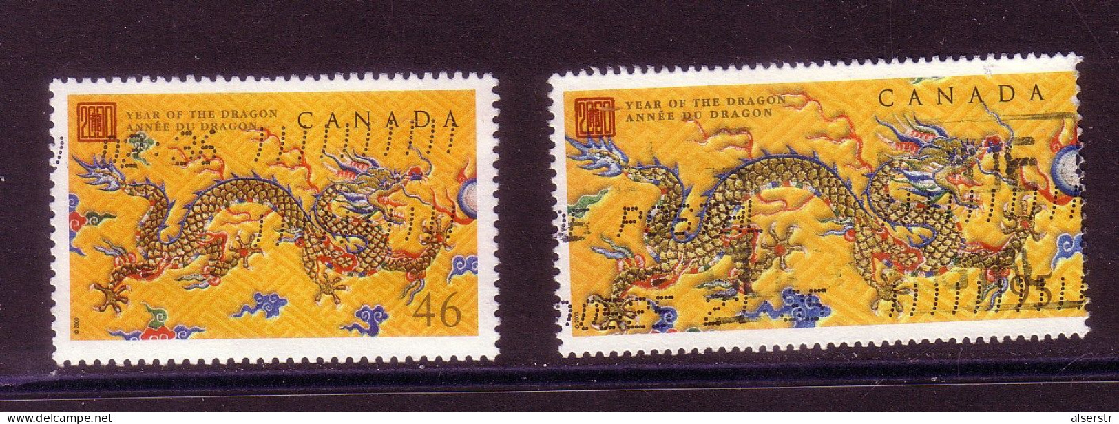 Year Of The Dragon  2000 Sheet And Single Stamps - Oblitérés