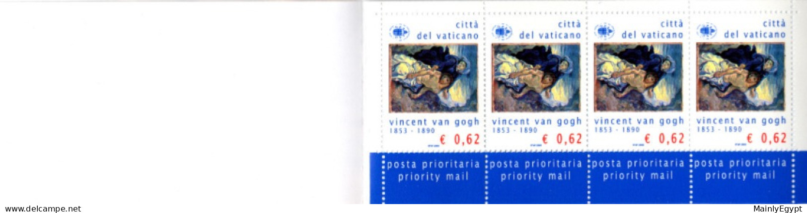 VATICAN Booklet 2003 Complete, Vincent Van Gogh, La Pieta  #F155 - Booklets