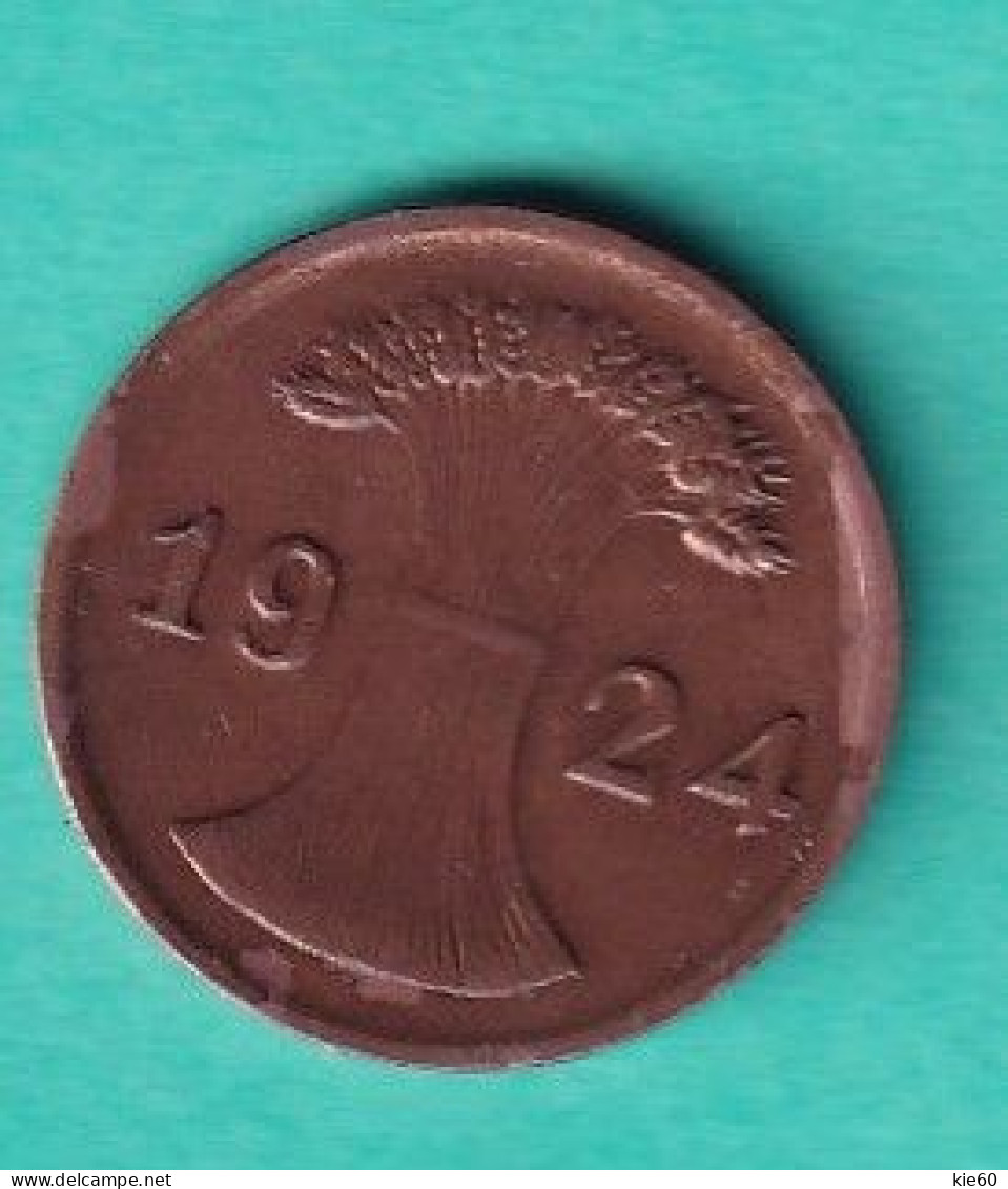 Germany  - 1924 - 2 Pfennig.. - KM38 - 2 Renten- & 2 Reichspfennig