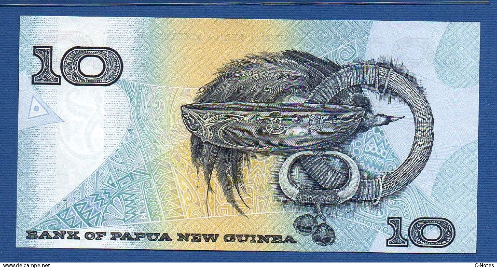 PAPUA NEW GUINEA - P. 9a – 10 KINA ND (1988) UNC, S/n NCZ 041518 - Papouasie-Nouvelle-Guinée