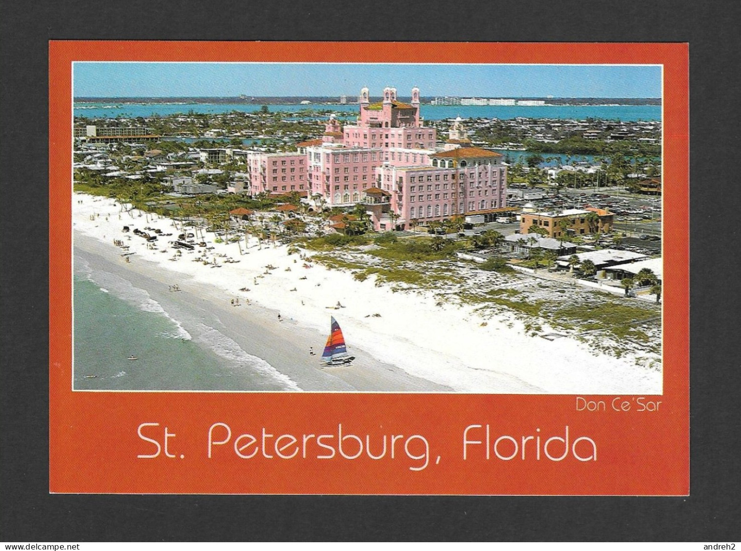 St Petersburg Beach - Florida - Don Cesar Hotel A National Historical Landmark On The Gulf Of Mexico - St Petersburg