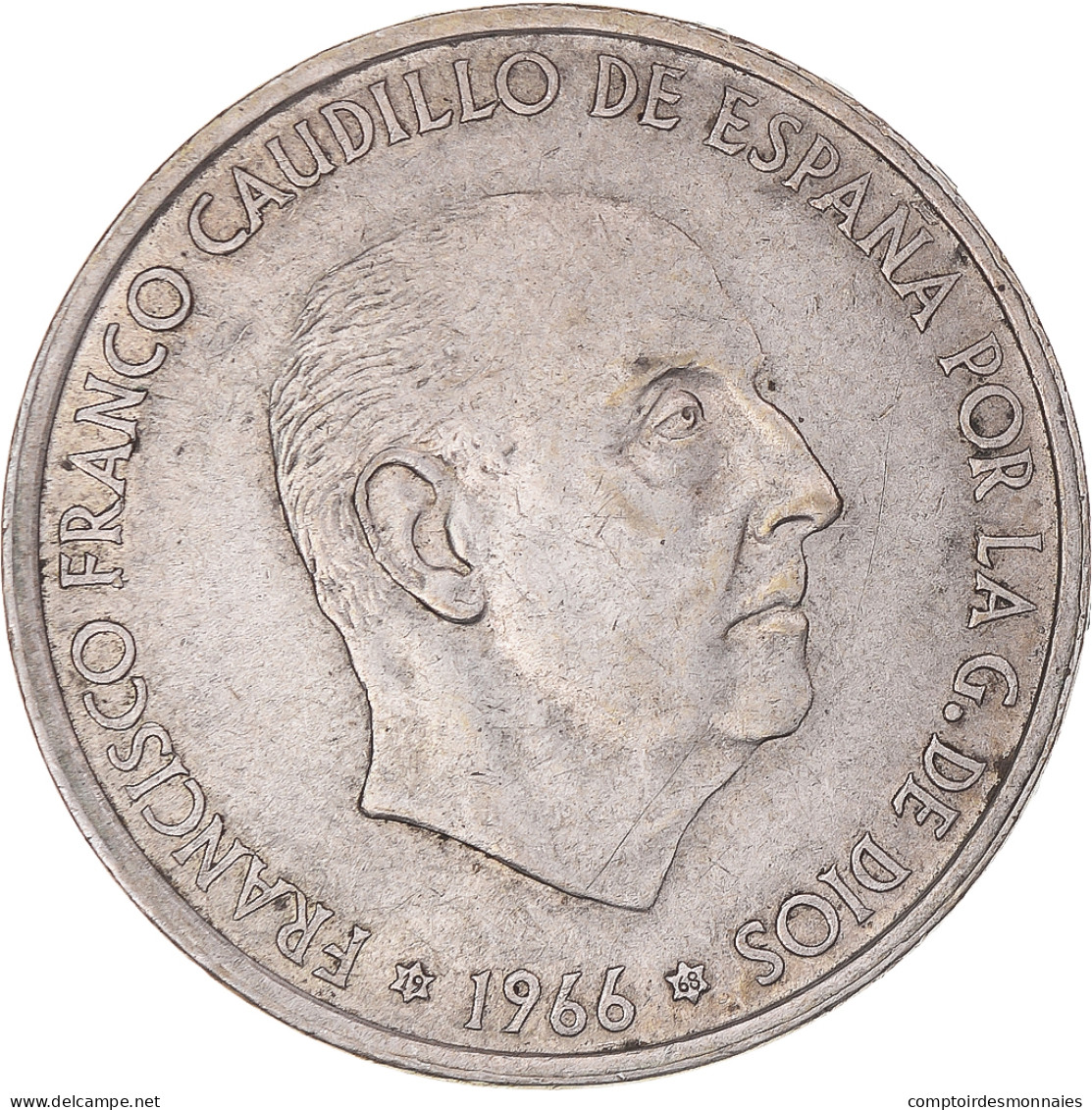 Monnaie, Espagne, Caudillo And Regent, 100 Pesetas, 1966 (68), Madrid, TTB+ - 100 Pesetas