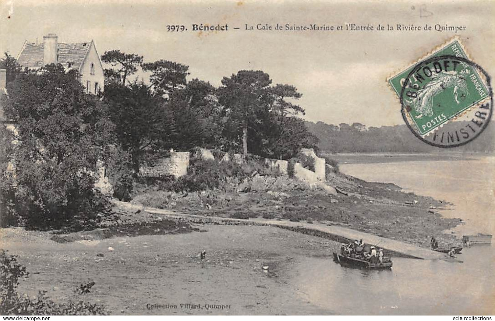 Bénodet           29             La Cale De Sainte Marine Et Entrée De La Rivière De Quimper              (voir Scan) - Otros & Sin Clasificación