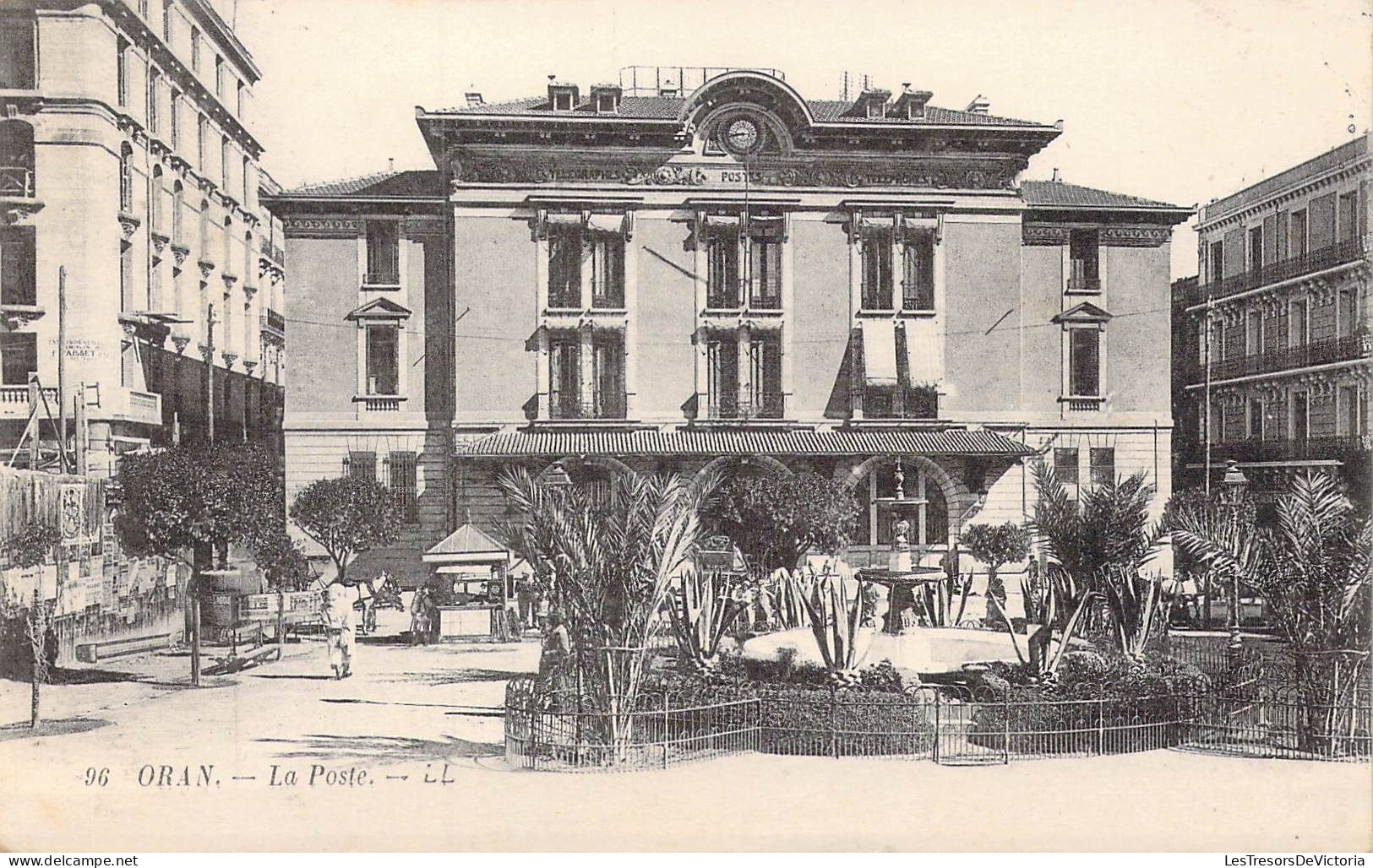 ALGERIE - Oran - La Poste - Carte Postale Ancienne - Oran