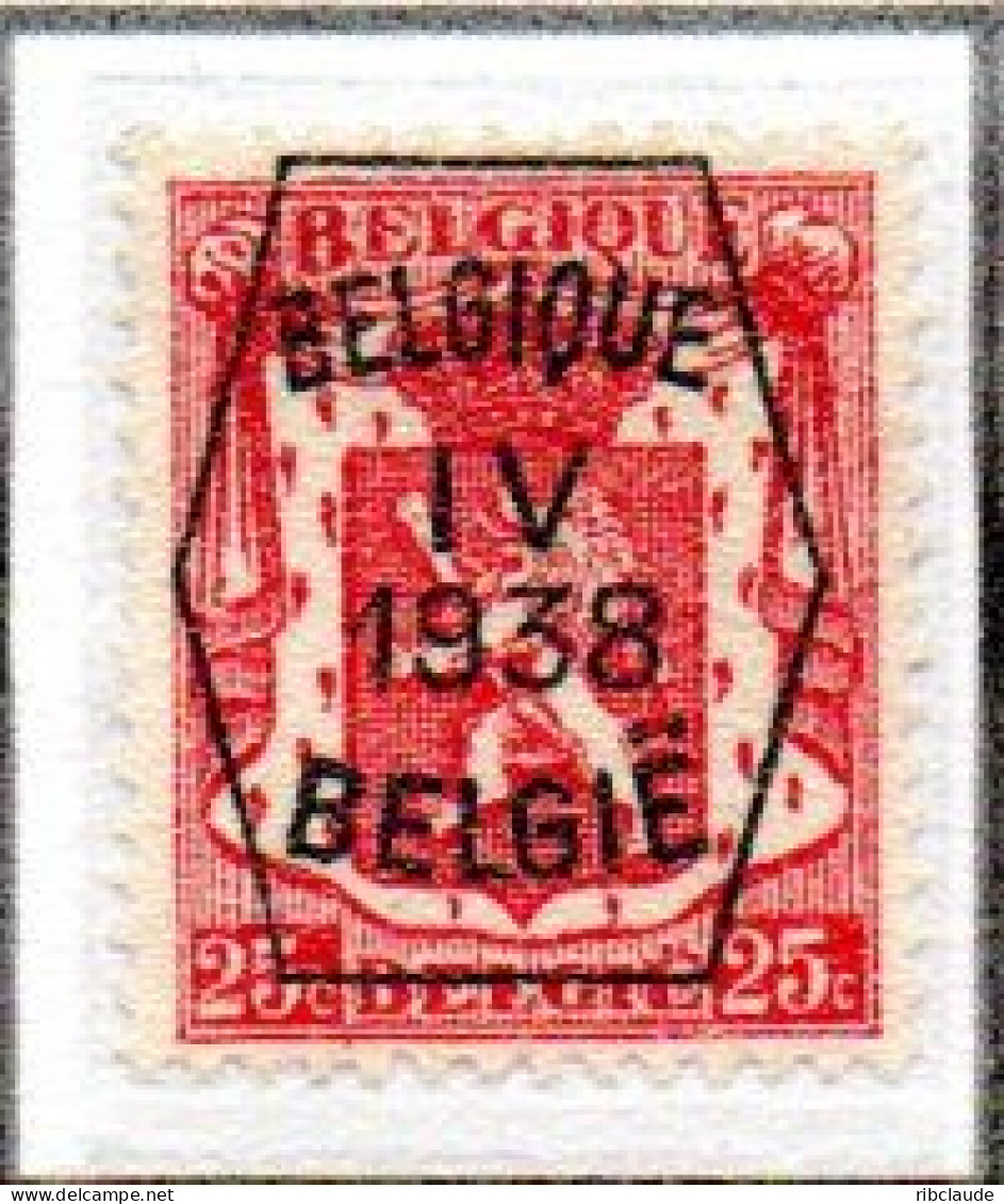 Préo Typo N°351 à 356 - Typo Precancels 1936-51 (Small Seal Of The State)