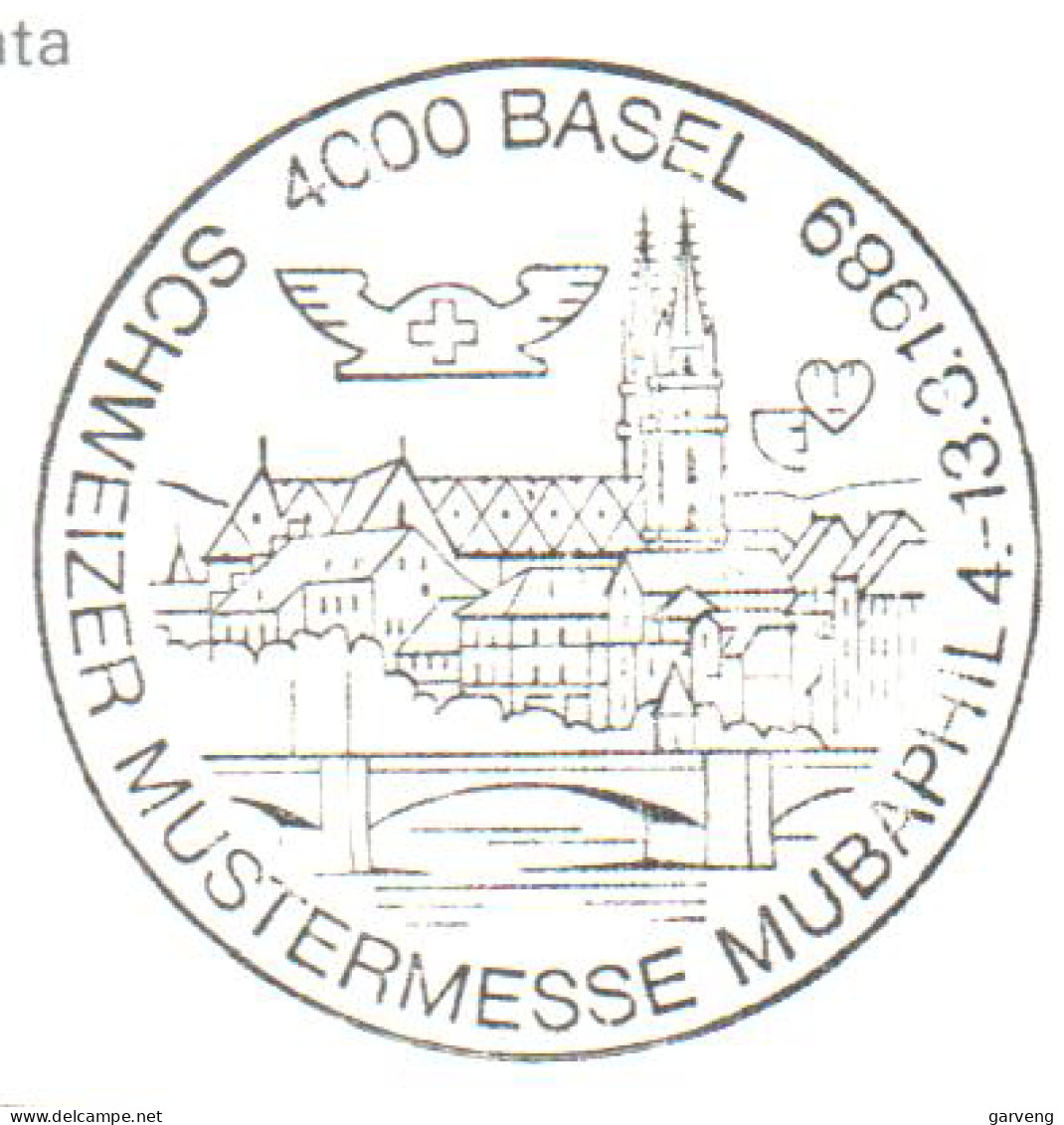 TEMBAL 1983 / MUBAPHIL 1989 - Basel/Bâle Postal Stationary Card/Entière Postal/Ganzsache - Esposizioni Filateliche