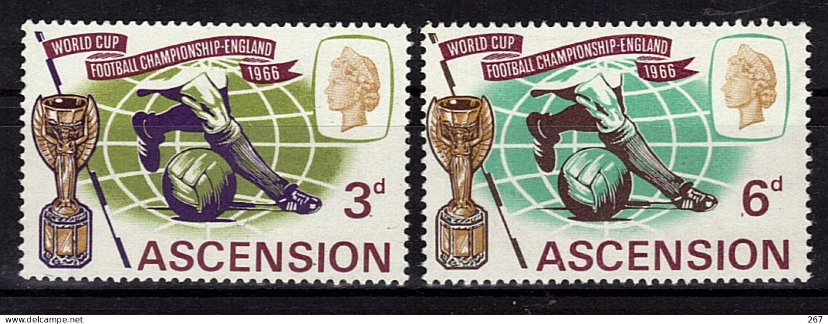 ASCENSION   N° 101/02 * *  Cup 1966  Football  Soccer  Fussball - 1966 – England