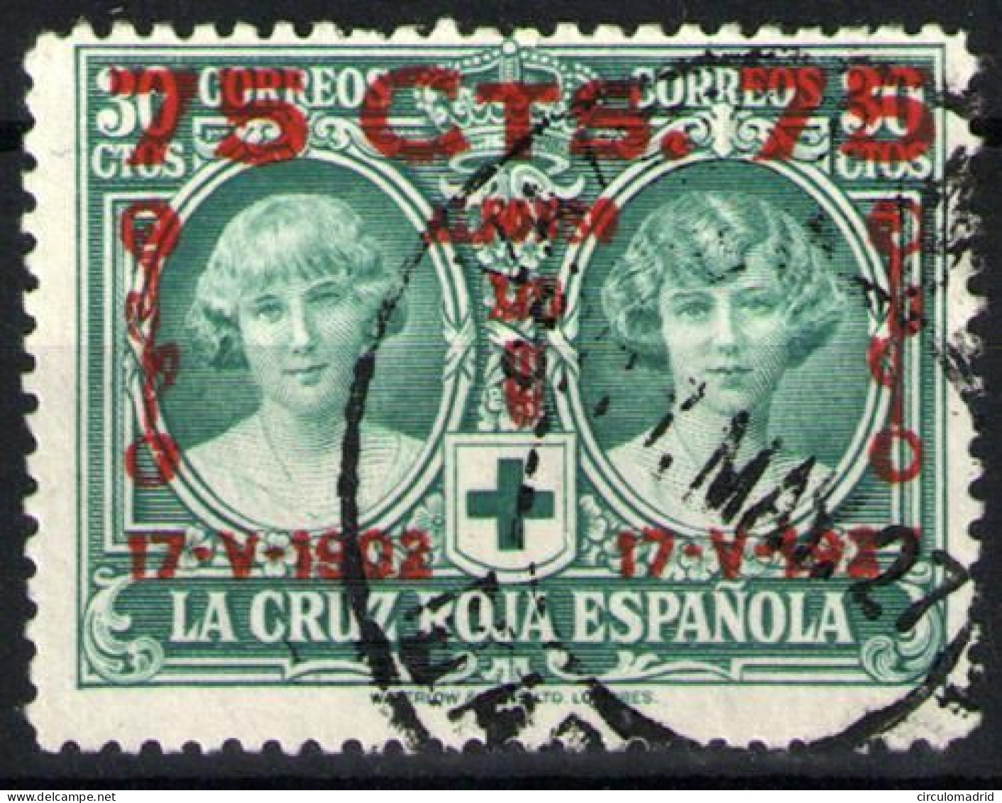 España Nº 381. Año 1927 - Usados
