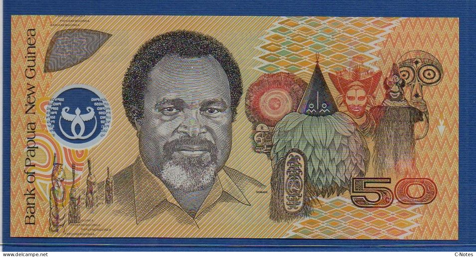 PAPUA NEW GUINEA - P.18a – 50 KINA 1999 UNC, S/n MV 99 188 847 - Papua New Guinea