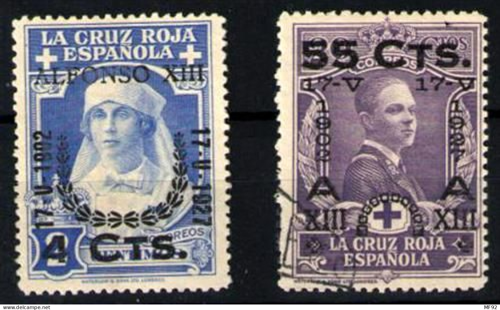 España Nº 374 Y 379. Año 1927 - Nuevos