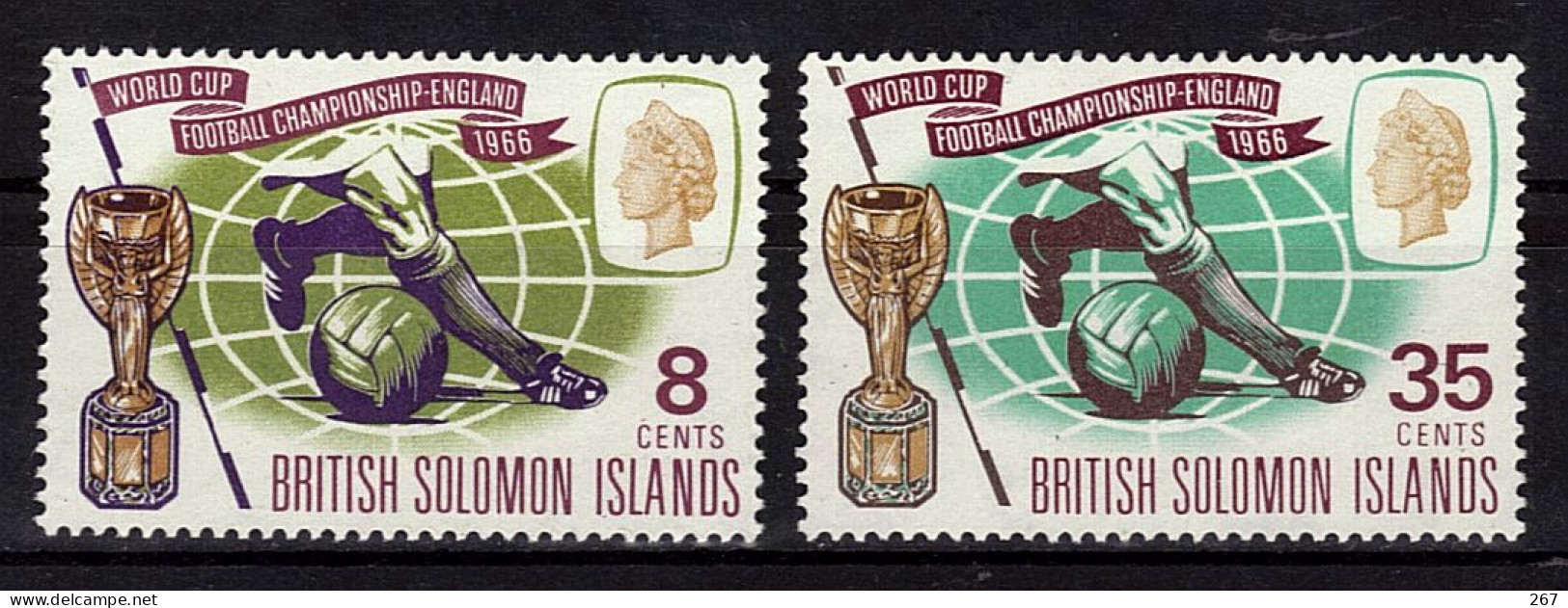 SALOMON  N° 148/49 * *  Cup 1966  Football  Soccer  Fussball - 1966 – Angleterre