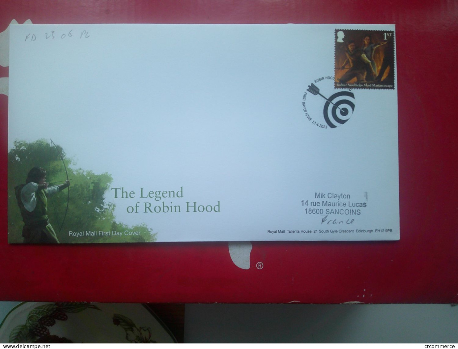 FDC La Légende De Robin Des Bois, Robin Hood Helps Maid Marian Escape, Robin Hood Aide Maid Marian à S'échapper - 2021-... Decimal Issues
