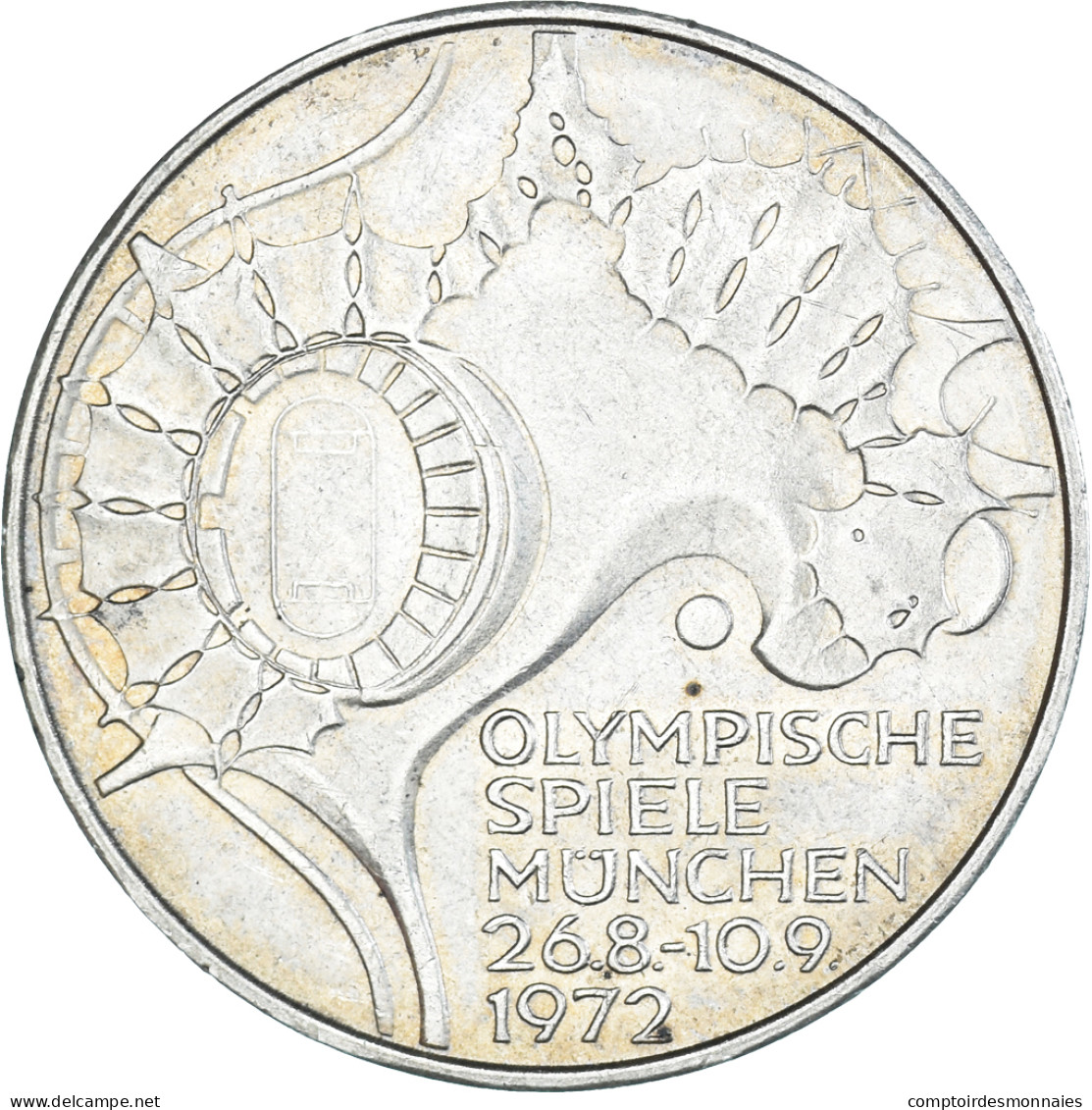 Monnaie, République Fédérale Allemande, 10 Mark, 1972, Munich, SUP, Argent - Commémoratives