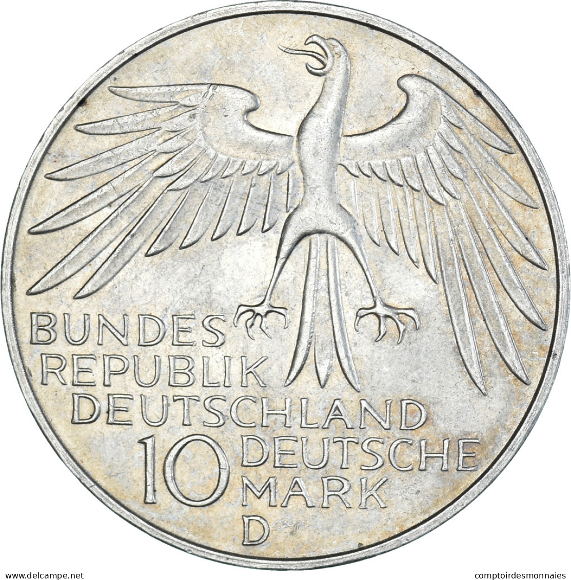 Monnaie, République Fédérale Allemande, 10 Mark, 1972, Munich, SUP, Argent - Commemorations