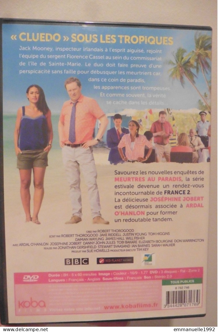 Coffret 3 DVD Série TV BBC Meurtres Au Paradis Intégrale Saison 7 Joséphine Joubert Ardal O'Hanlon Guadeloupe Antilles - TV Shows & Series