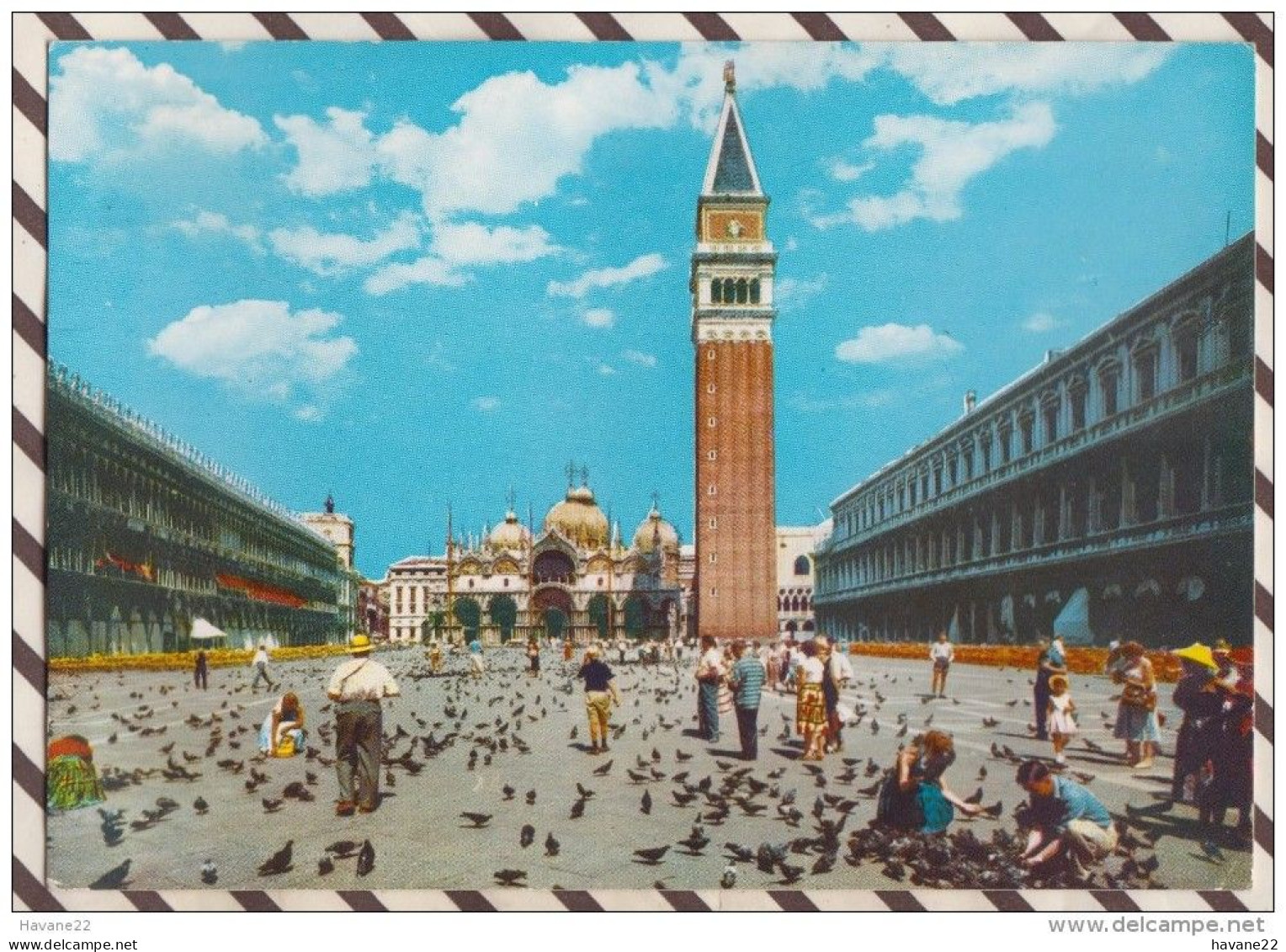 6AI4473  AU DOS CP VENEZIA TIMBRE TAXE  2 SCANS 1967 - 1960-.... Oblitérés