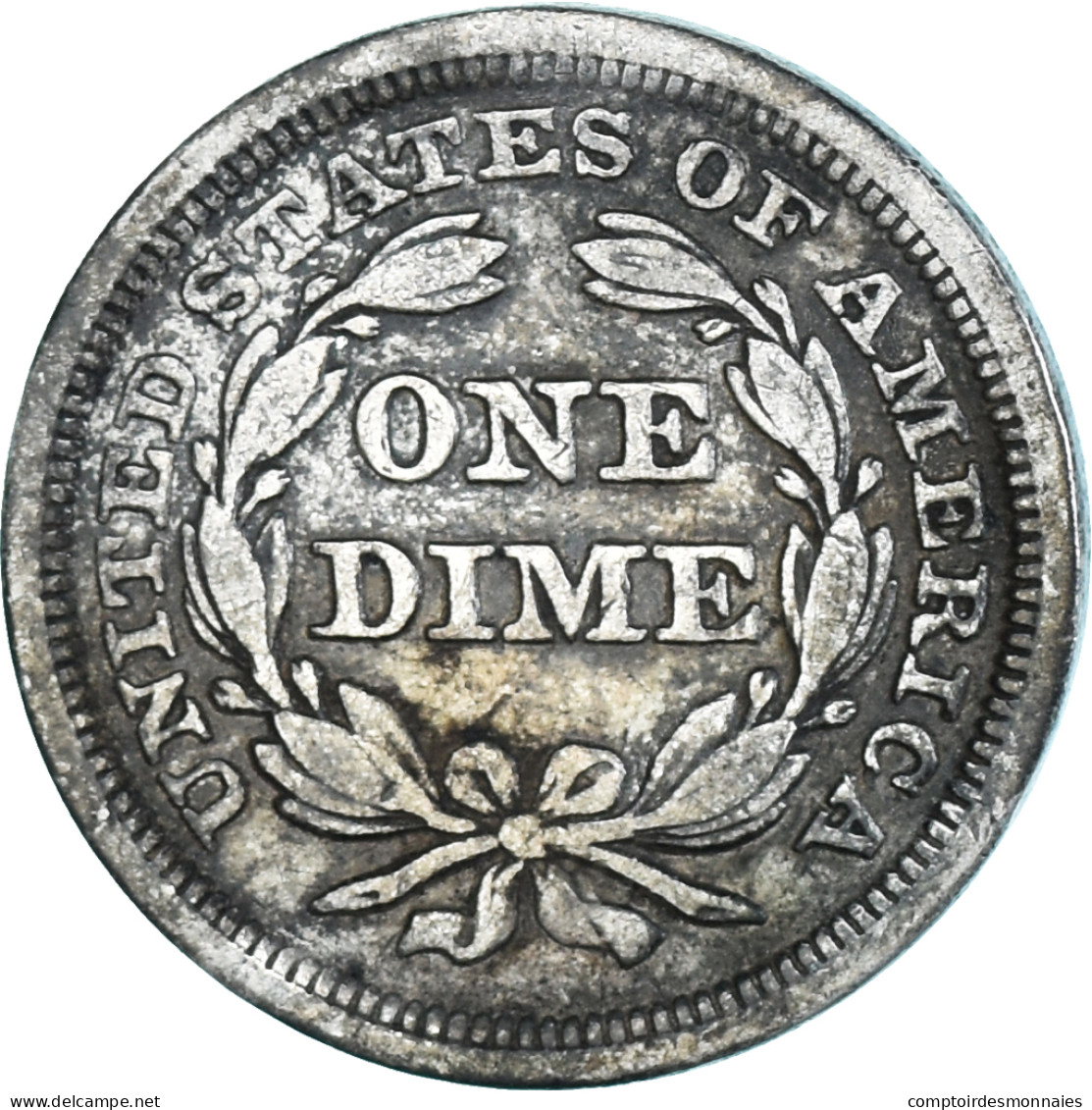 Monnaie, États-Unis, Seated Liberty Dime, Dime, 1857, U.S. Mint, Philadelphie - 1837-1891: Seated Liberty (Libertà Seduta)