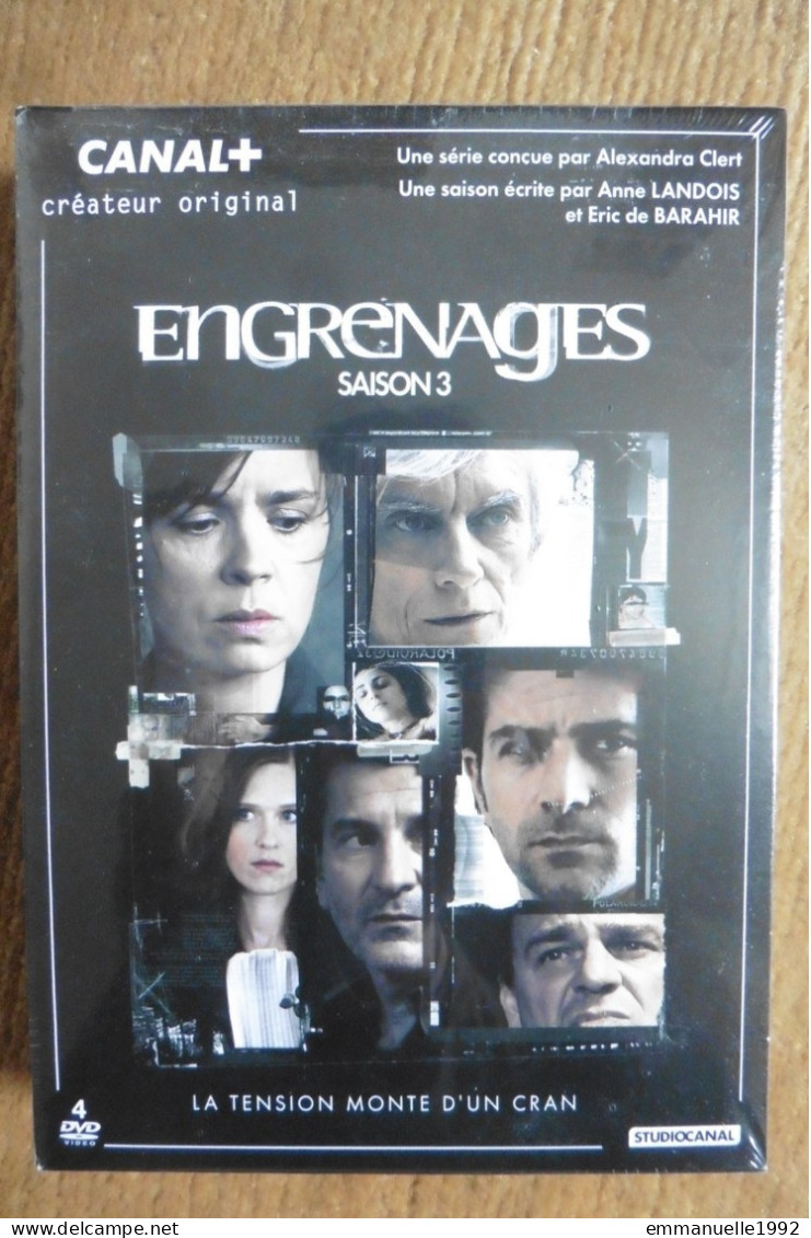 Coffret 4 DVD Série TV Policière Engrenages Intégrale Saison 3 - Neuf Sous Cellophane - Grégory Fitoussi Audrey Fleurot - TV-Serien