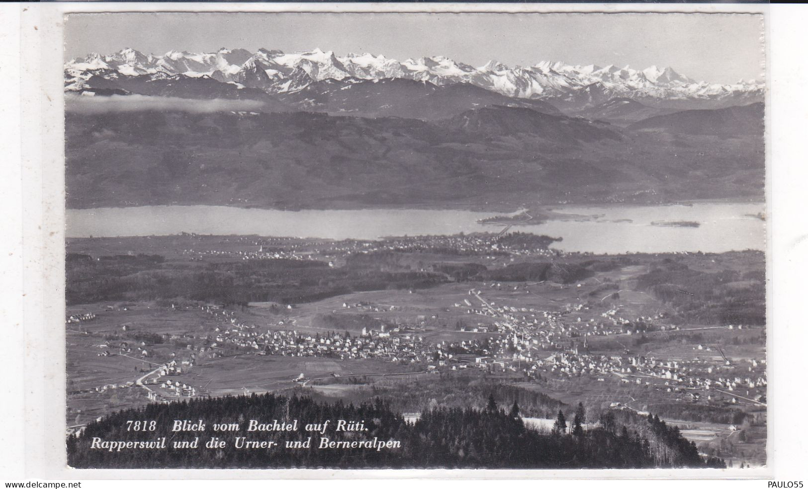 BLICK VOM BACHTEL  AUF RUTI - Rüti