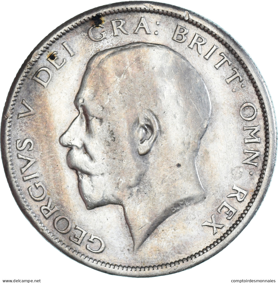 Monnaie, Grande-Bretagne, George V, 1/2 Crown, 1915, TTB, Argent, KM:818.1 - K. 1/2 Crown