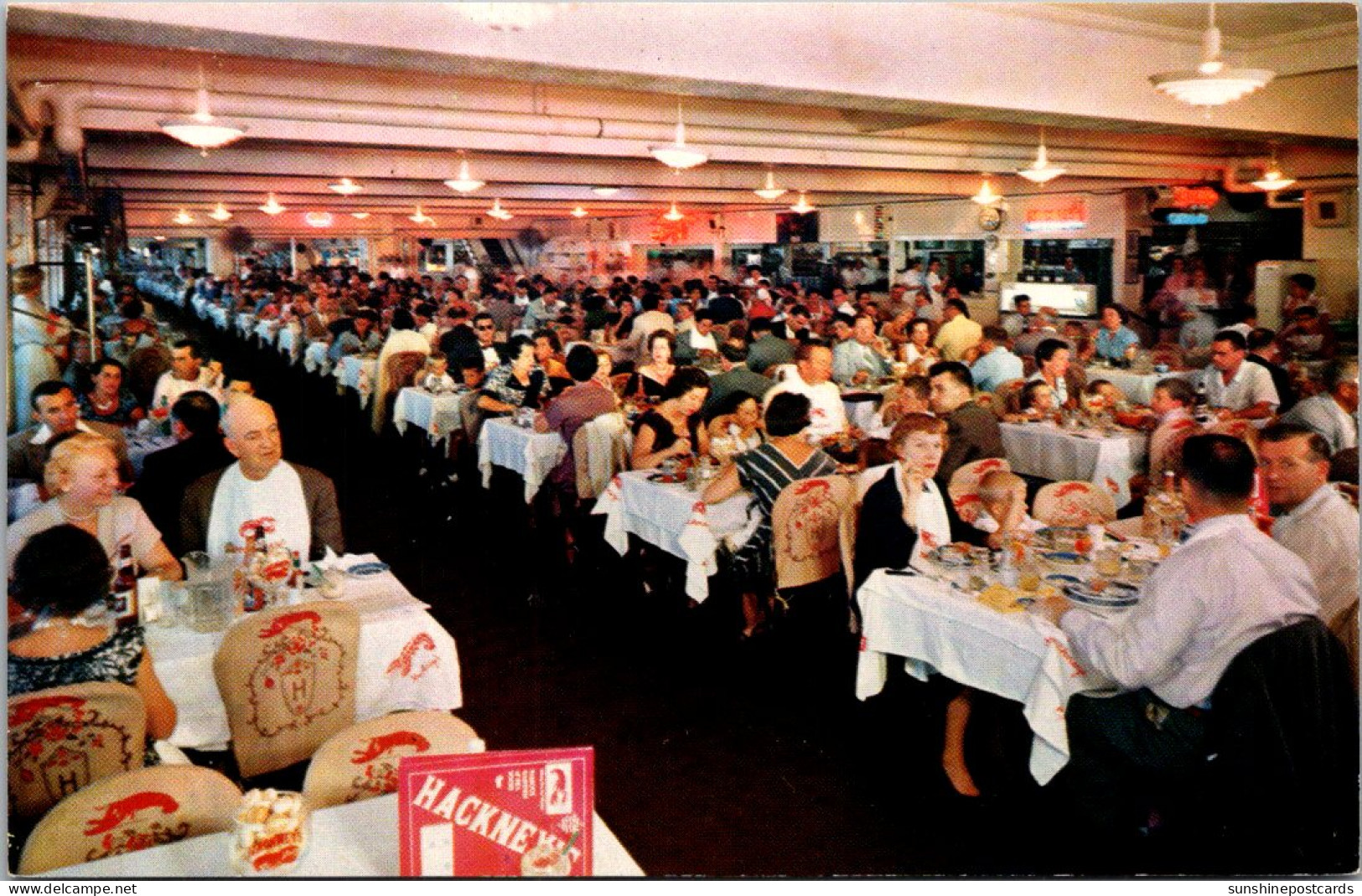New Jersey Atlantic City Hackney's World Famous Restaurant Main Dining Room - Atlantic City