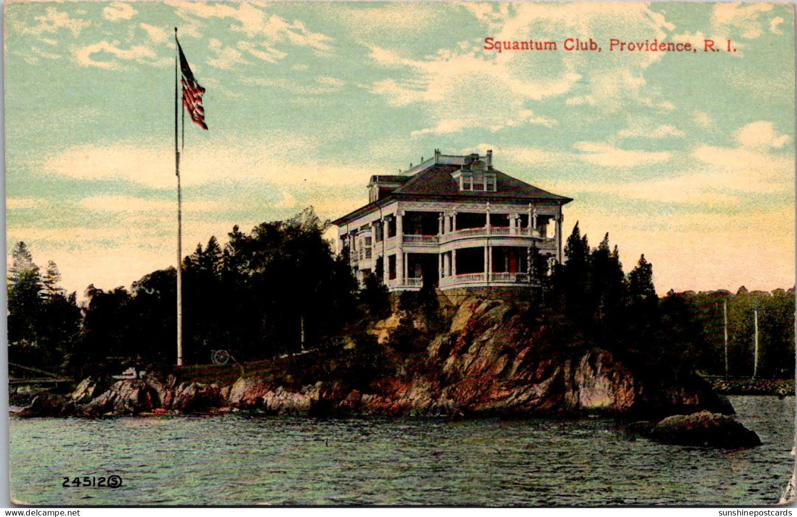 Rhode Island Providence Squantum Club 1916 - Providence