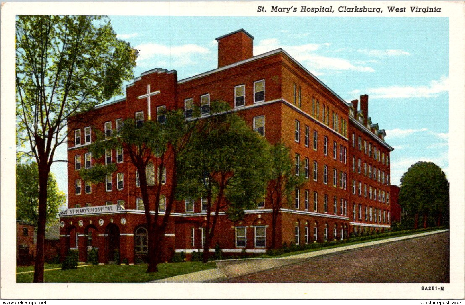 West Virginia Clarksburg St Mary's Hospital Curteich - Clarksburg