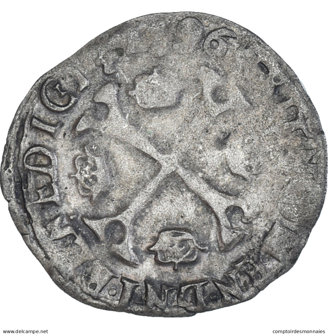 Monnaie, France, Henri IV, Douzain Aux Deux H, 1596, Troyes, 1st Type, TB - 1589-1610 Henry IV The Great