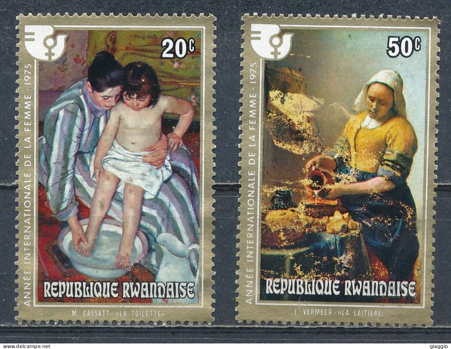 °°° RWANDA - Y&T N°646/48 - 1975 °°° - Used Stamps