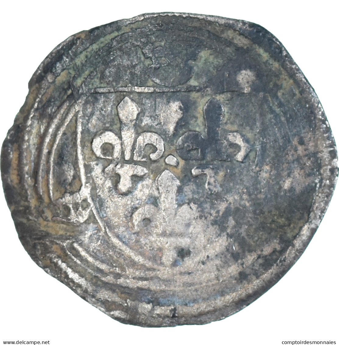 Monnaie, France, Blanc à La Couronne, 1422-1461, Atelier Incertain, Rogné, B+ - 1422-1461 Charles VII Le Victorieux