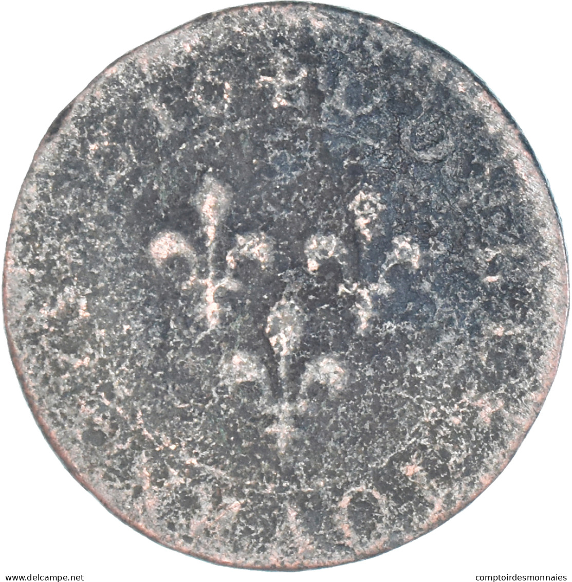 Monnaie, France, Henri IV, Double Tournois, 1610 ?, Lyon, B, Cuivre, Gadoury:538 - 1589-1610 Heinrich IV.