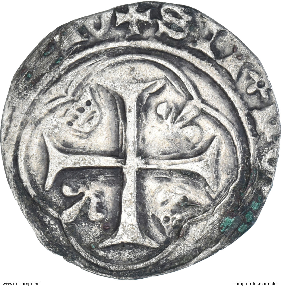 Monnaie, France, Louis XI, Blanc à La Couronne, 1461-1483, Atelier Incertain - 1461-1483 Louis XI. Le Prudent