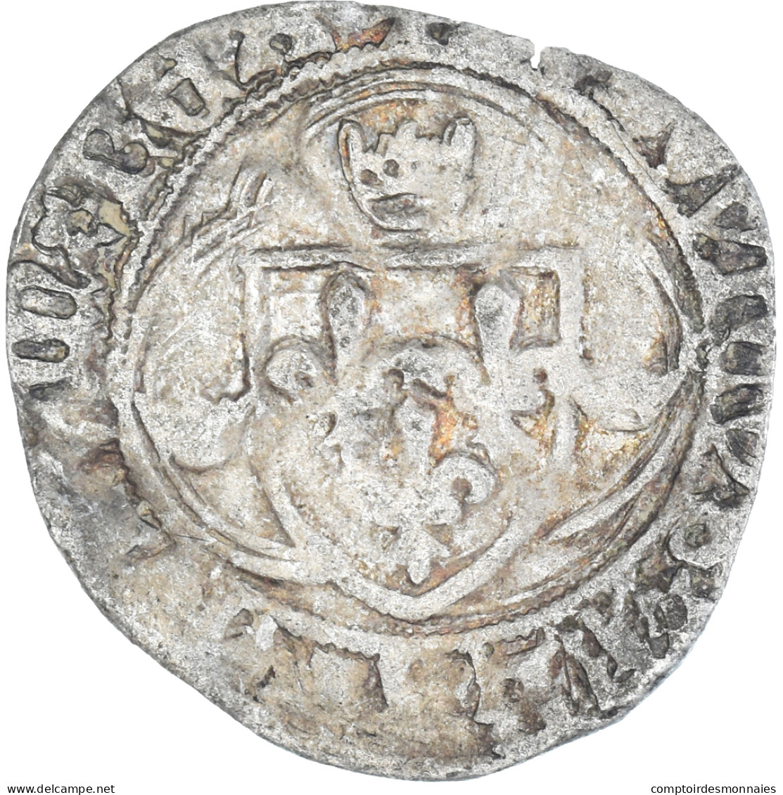 Monnaie, France, Louis XII, Grand Blanc à La Couronne, 1498-1514, Angers, B+ - 1498-1515 Louis XII