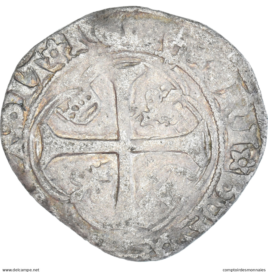Monnaie, France, Louis XII, Grand Blanc à La Couronne, 1498-1514, Angers, B+ - 1498-1515 Lodewijk XII