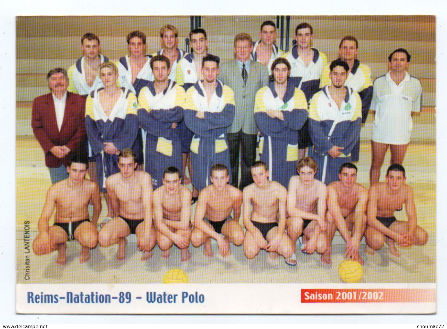 GF (Sport) 289, Natation, Journal L'union, Reims Natation - Water Polo Saison 2001/2002 - Swimming