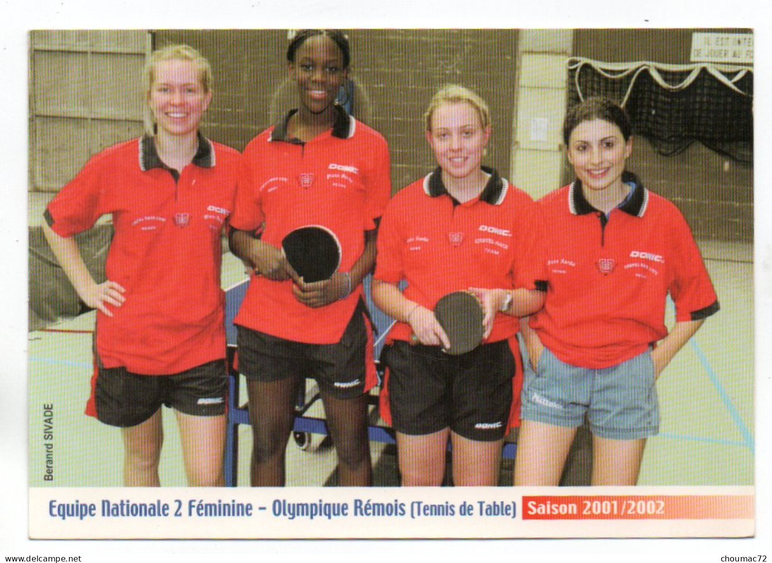 GF (Sport) 290, Tennis De Table, Journal L'union, Olympique Rémois Saison 2001/2002 - Tennis De Table