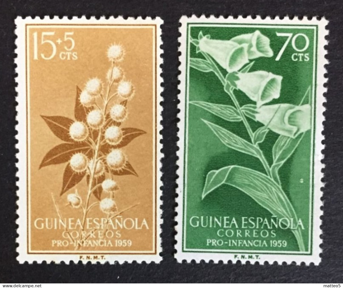 1959 -  Spanish Guinea - Pro Children 1959 -  New - Guinea Española