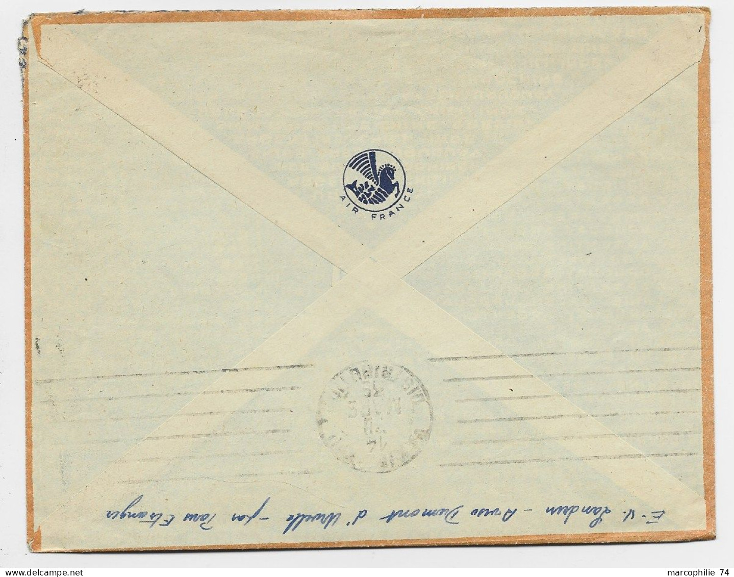 NOUVELLE CALEDONIE 25C+65C+ 2FR+5FR LETTRE COVER AVION NOUMEA 25.2.1936 TO FRANCE - Brieven En Documenten