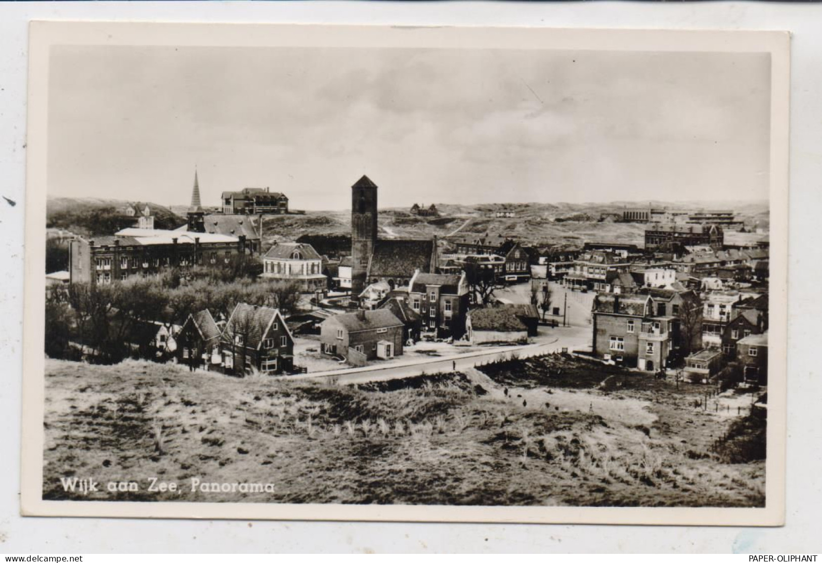 NOORD-HOLLAND - BEVERWIJK - WIJK AAN ZEE, Panorama, Kerk - Wijk Aan Zee