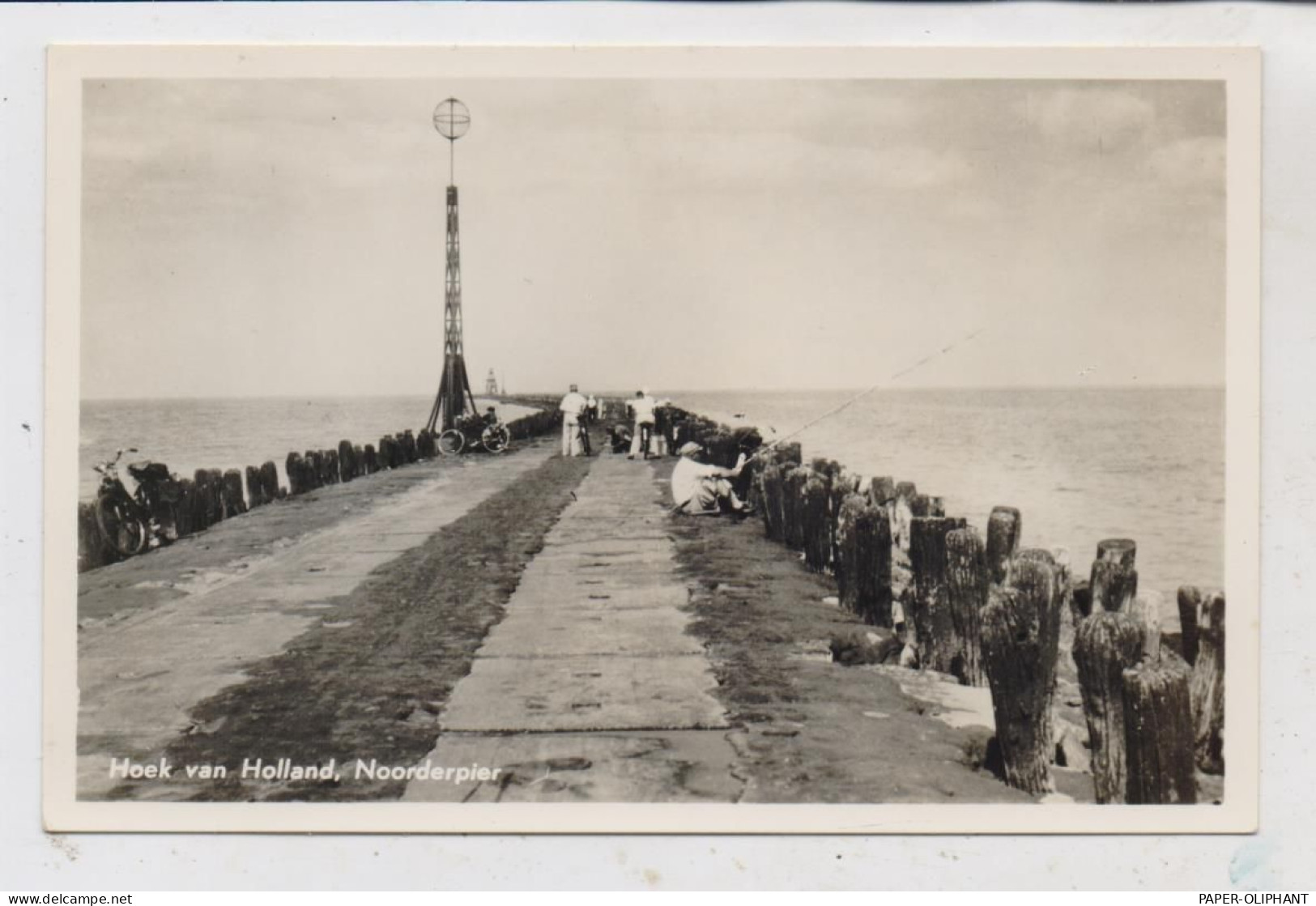 ZUID-HOLLAND - HOEK VAN HOLLAND, Noorderpier, Visser - Hoek Van Holland