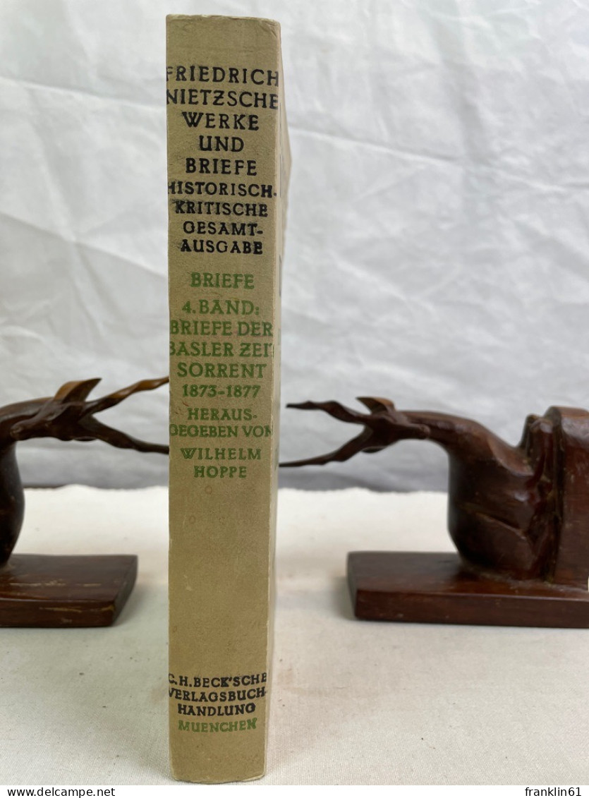 Briefe Der Basler Zeit Sorrent 1873-1877. - Philosophie