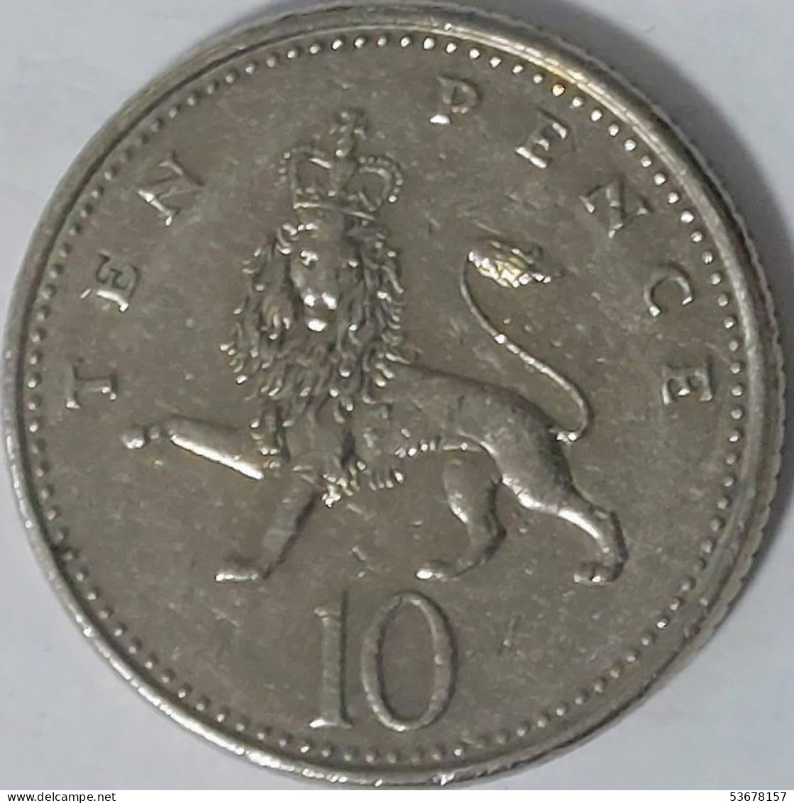 Great Britain - 10 Pence 1992, KM# 938b (#2325) - 10 Pence & 10 New Pence