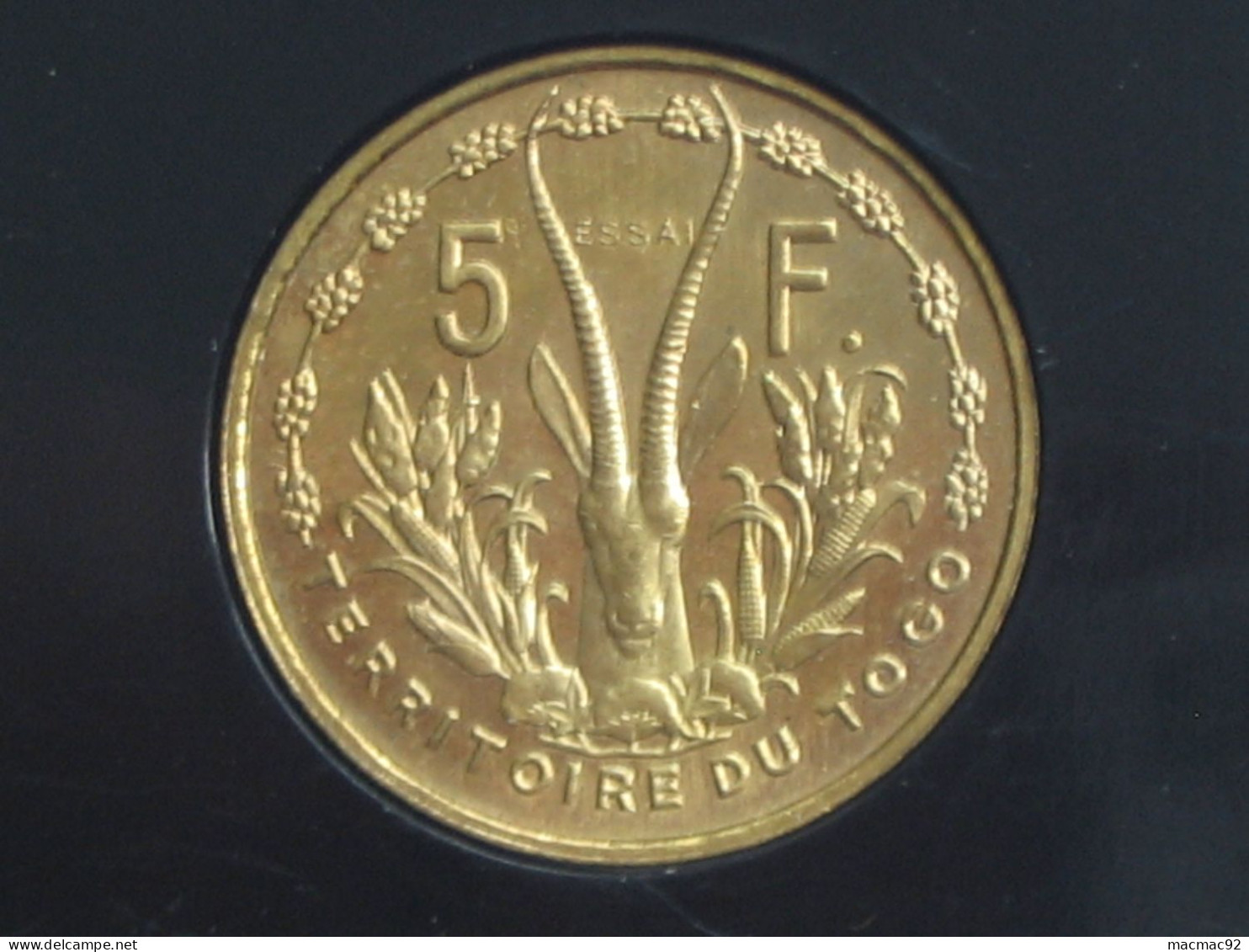 Coffret de 3 essais - 5 - 10 et 25 Francs 1956 - Union Francaise - Territoire du Togo  **** EN ACHAT IMMEDIAT   ****