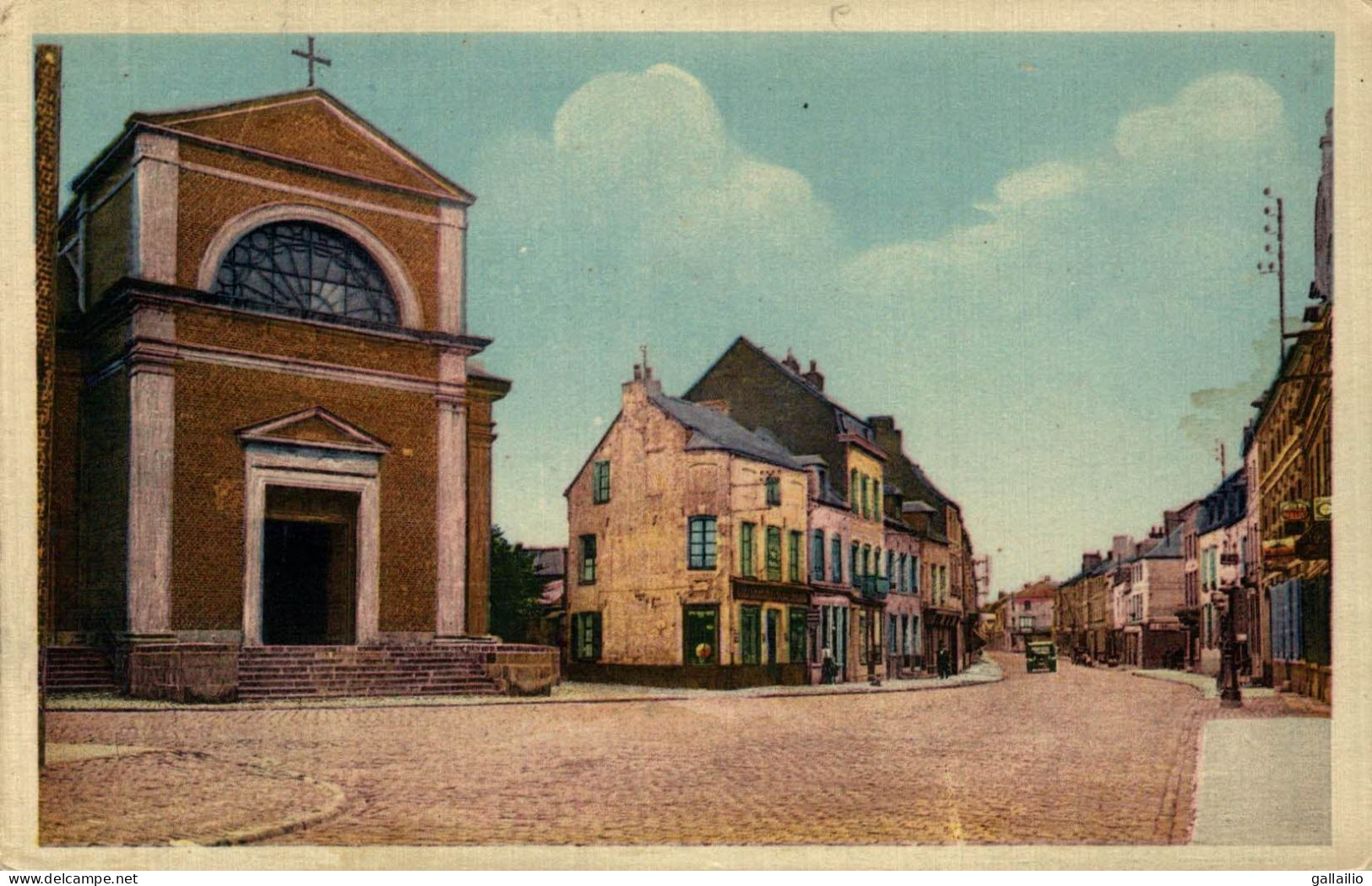 LANDRECIES L'EGLISE ET LA GRAND' PLACE - Landrecies