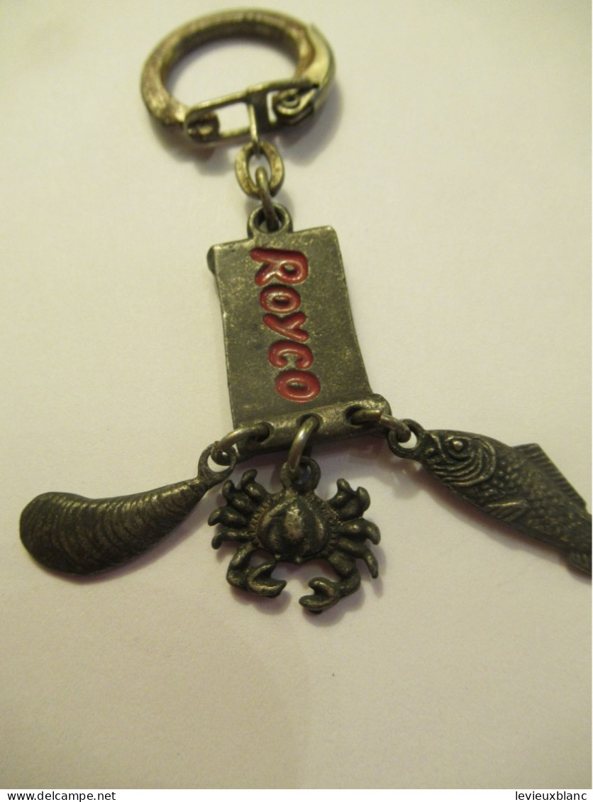 Porte-Clés Ancien Très Original/ Soupe/  ROYCO / Menu Soupe De Poisson /Avec Pendentifs /Vers 1950-1960        POC550 - Porte-clefs