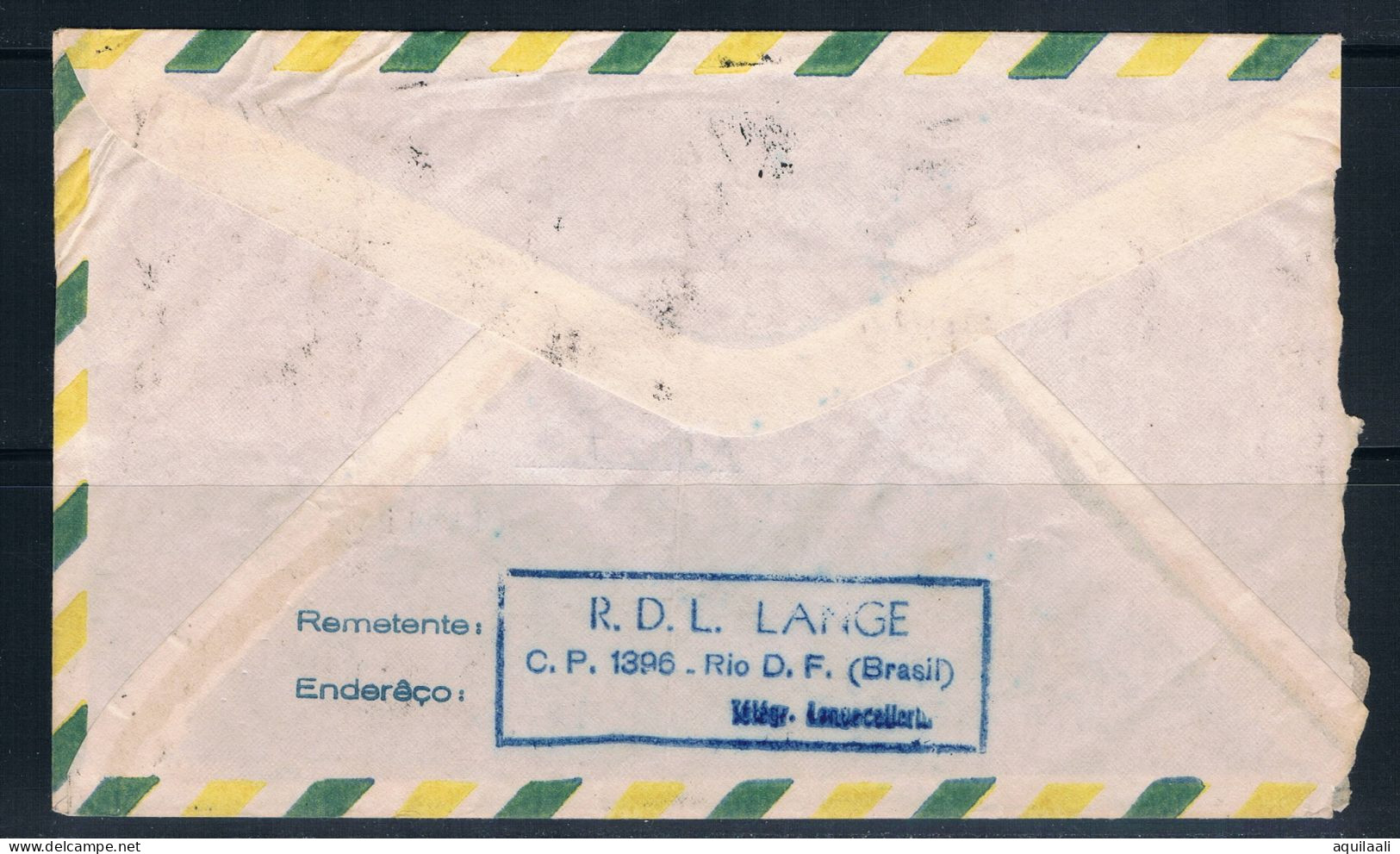 Storia Postale Brasile1966. Lettera Per Aosta, Italia. - Cartas & Documentos