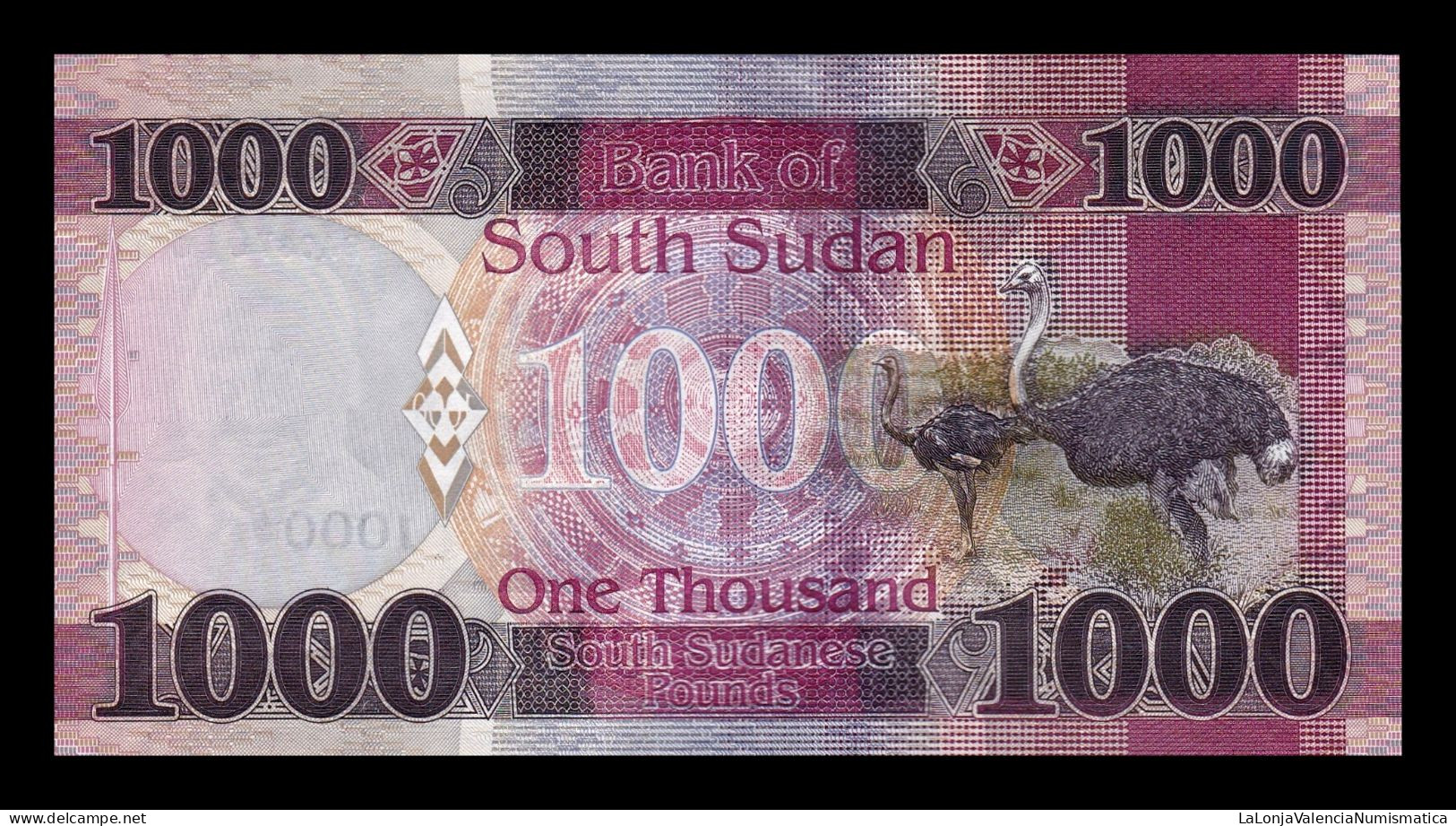 Sudán Del Sur South Sudan 1000 Pounds 2020 Pick 17a Sc Unc - Zuid-Soedan