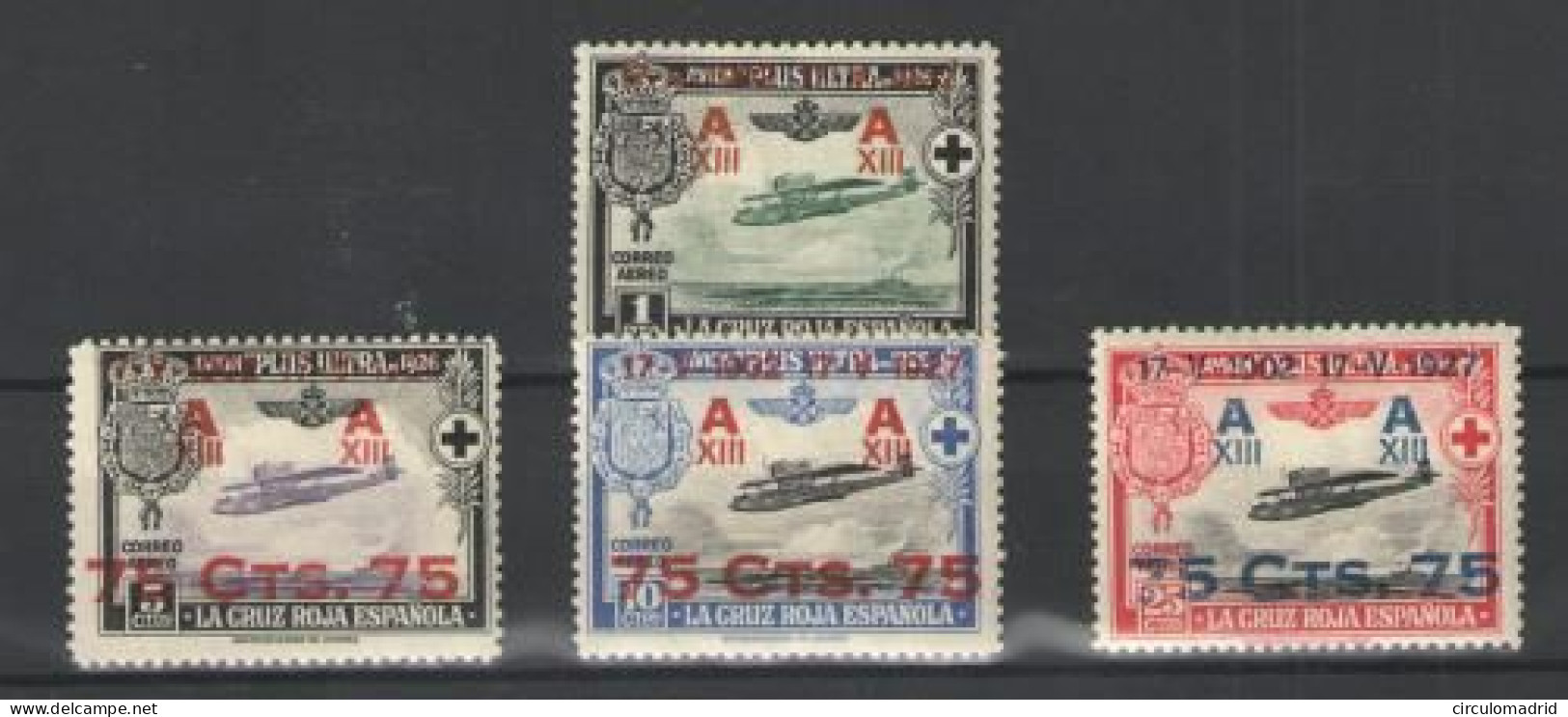 España Nº 371 Y 388/90. Año 1927 - Nuevos